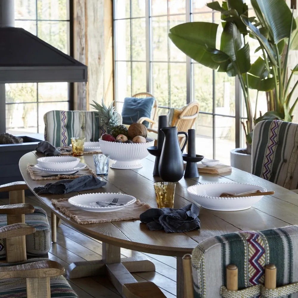 Biela kameninová misa na cestoviny Costa Nova Pearl, ⌀ 34 cm