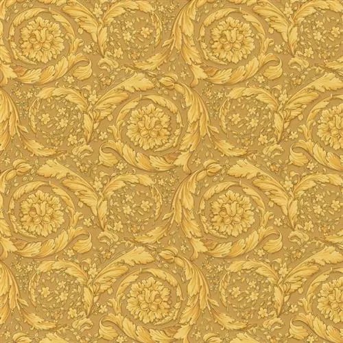 Vliesové tapety na stenu Versace IV 93583-3, rozmer 10,05 m x 0,53 m,barokový kvetinový vzor zlatý, A.S. Création