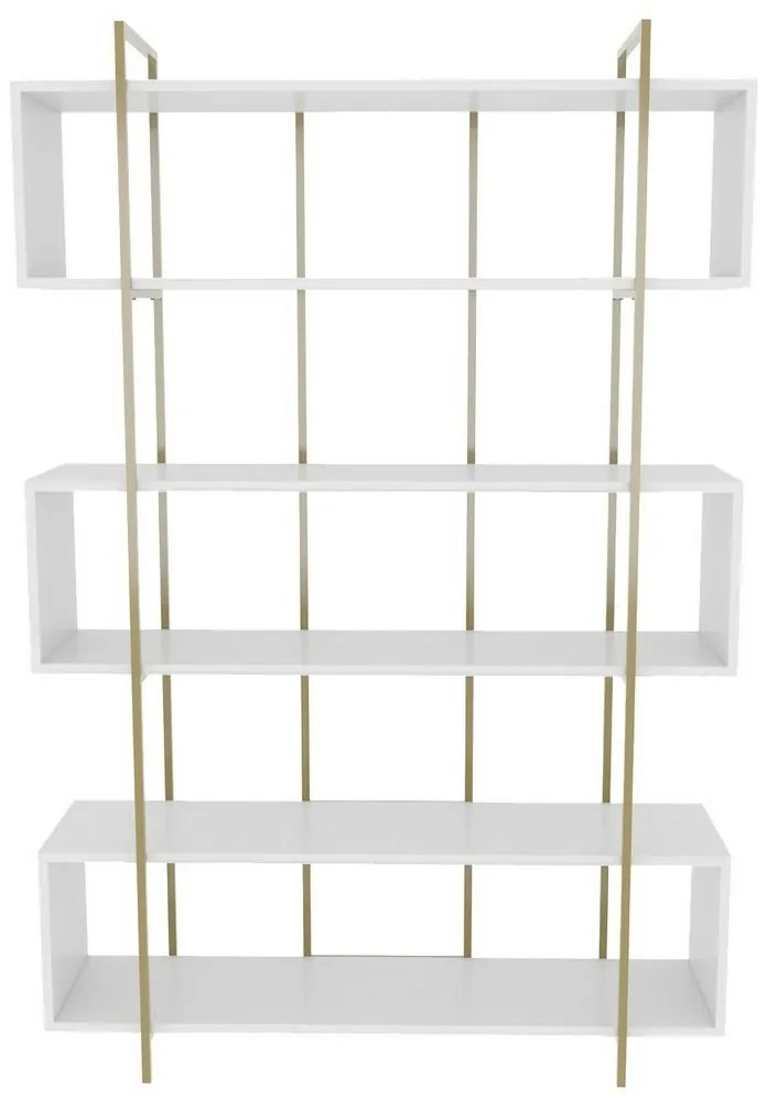 Knižnica Bruti White and Gold