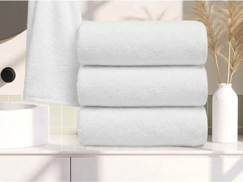 Uterák NORIELLE 50x90 cm biely, 100% bavlna