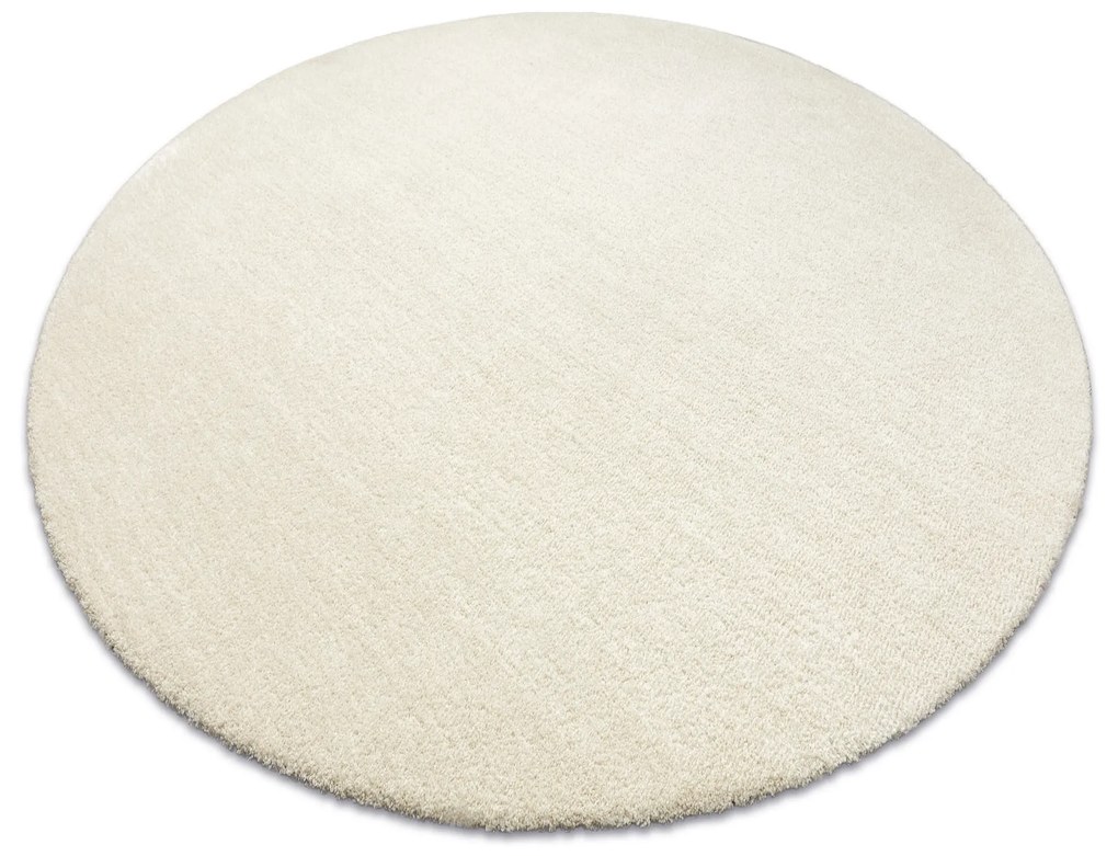 Moderný okrúhly koberec LATIO 71351056, prateľný, krémový