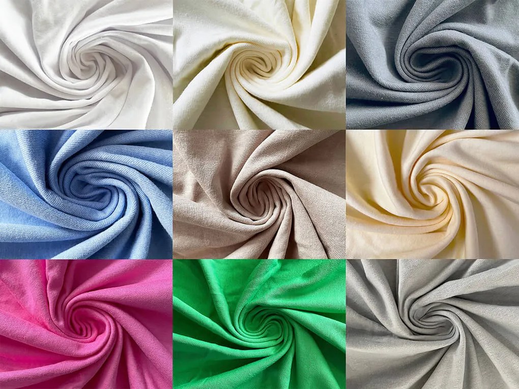 NY Plachta Jersey 90x40 Farba: Biela