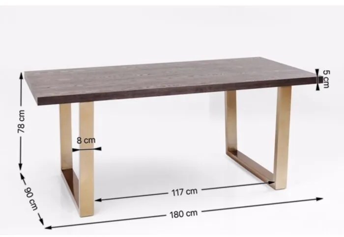 InternetovaZahrada - Kare Design Jedálenský stôl Osaka Duo 180×90 cm