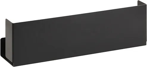 Bemeta Design LIVING: Polička, 400 mm, vysoká, nerez, čierna - 101502420