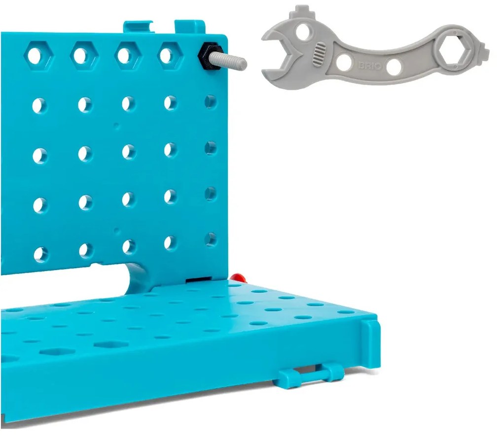 Brio Builder - pracovný stôl s náradím - 59 ks