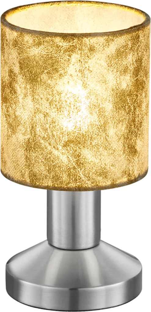 Stolná lampa Garda s plastovým tienidlom zlatá