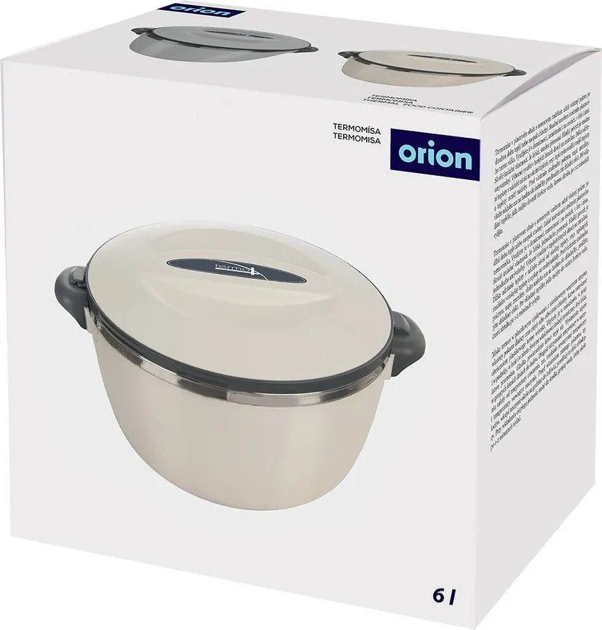 Krémová termoska na jedlo 6 l Termo – Orion