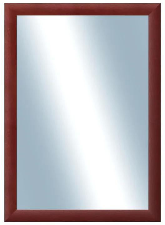 DANTIK - Zrkadlo v rámu, rozmer s rámom 50x70 cm z lišty LEDVINKA vínová (1445)