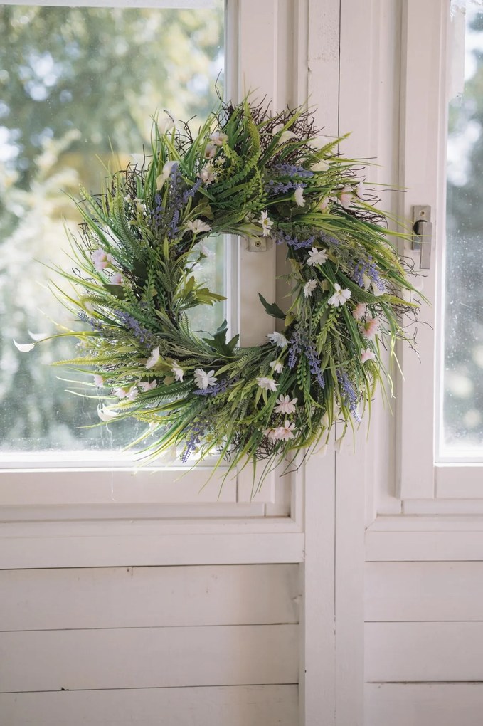 Bella Rose Jarný veniec s levanduľou Bella Rose no. 3 – 55 cm