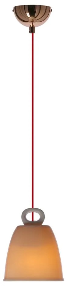 Biele závesné svietidlo s keramickým tienidlom Sewilla – Candellux Lighting