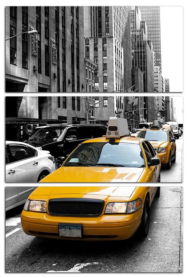 Obraz na plátne - Taxi z New Yorku - obdĺžnik 7927B (105x70 cm)