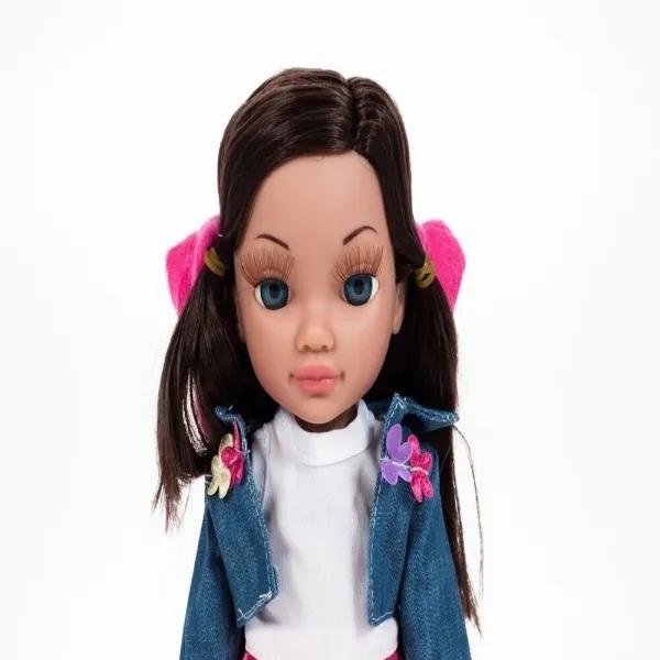Bábika Lucy s doplnkami na česanie - brunetka