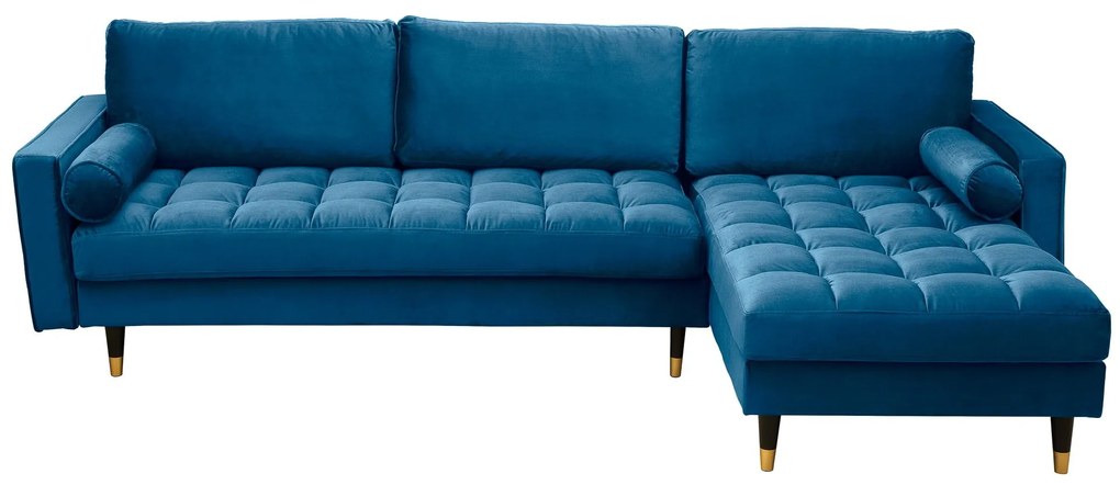 Rohová sedačka Cosy Velvet II petrol velvet