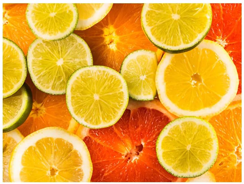 Artgeist Fototapeta - Citrus fruits Veľkosť: 196x154, Verzia: Samolepiaca