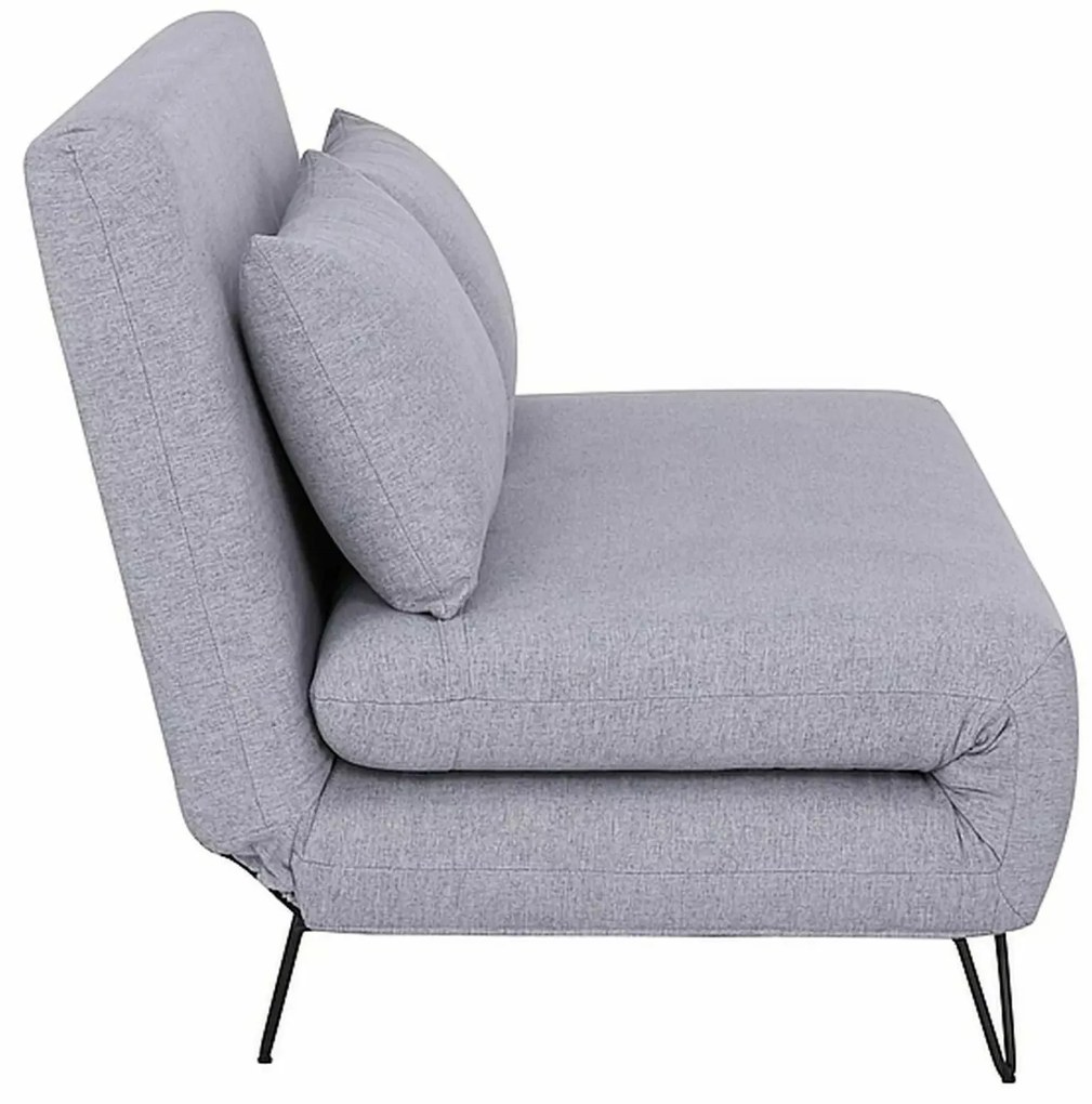 2-místná pohovka Zenia 141 cm šedá