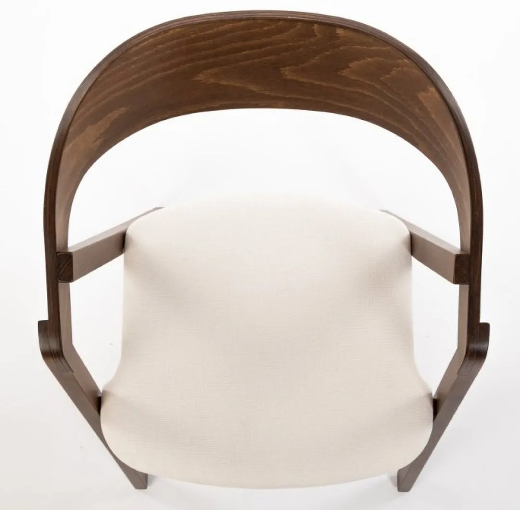 NELL buková drevená stolička beech up walnut