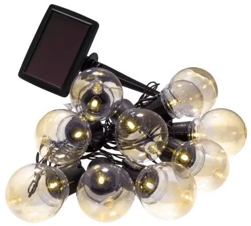 Nexos 55820 LED solárna svetelná reťaz s 10 žiarovkami