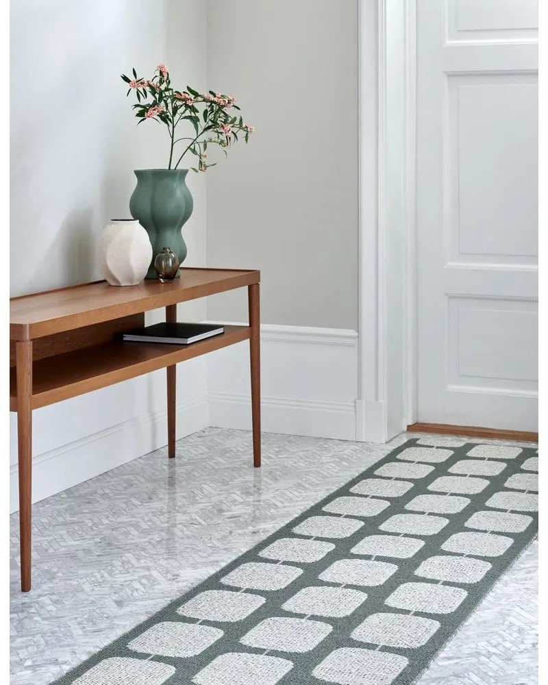 Zeleno-krémový vnútorný a vonkajší behúň 70x200 cm Sten Army – Pappelina