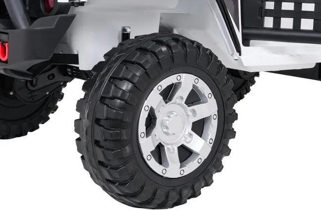 Elektrické autíčko Jeep BEAST 4x4 biele