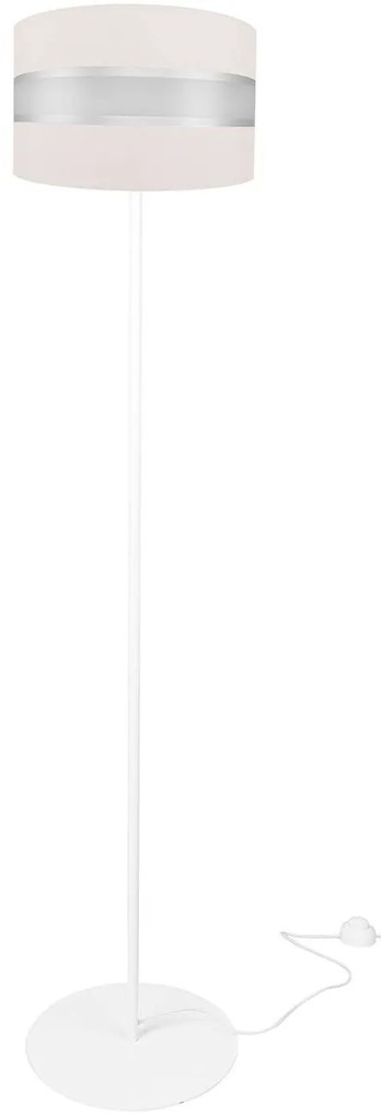 Stojacia lampa Elegance, 1x textilné tienidlo (výber z 5 farieb), (výber z 3 farieb konštrukcie), (fi 35cm)