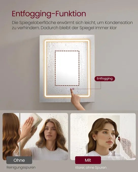 Zrkadlová skrinka BBK133W01