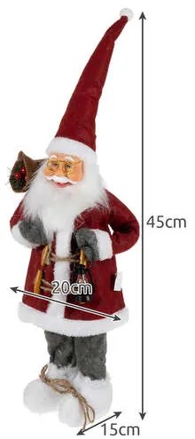 Figúrka Santa Clausa 45 cm Ruhhy 22352
