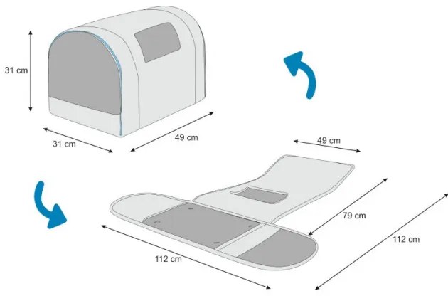 Prepravná taška TUBE R2 oxford, čierna