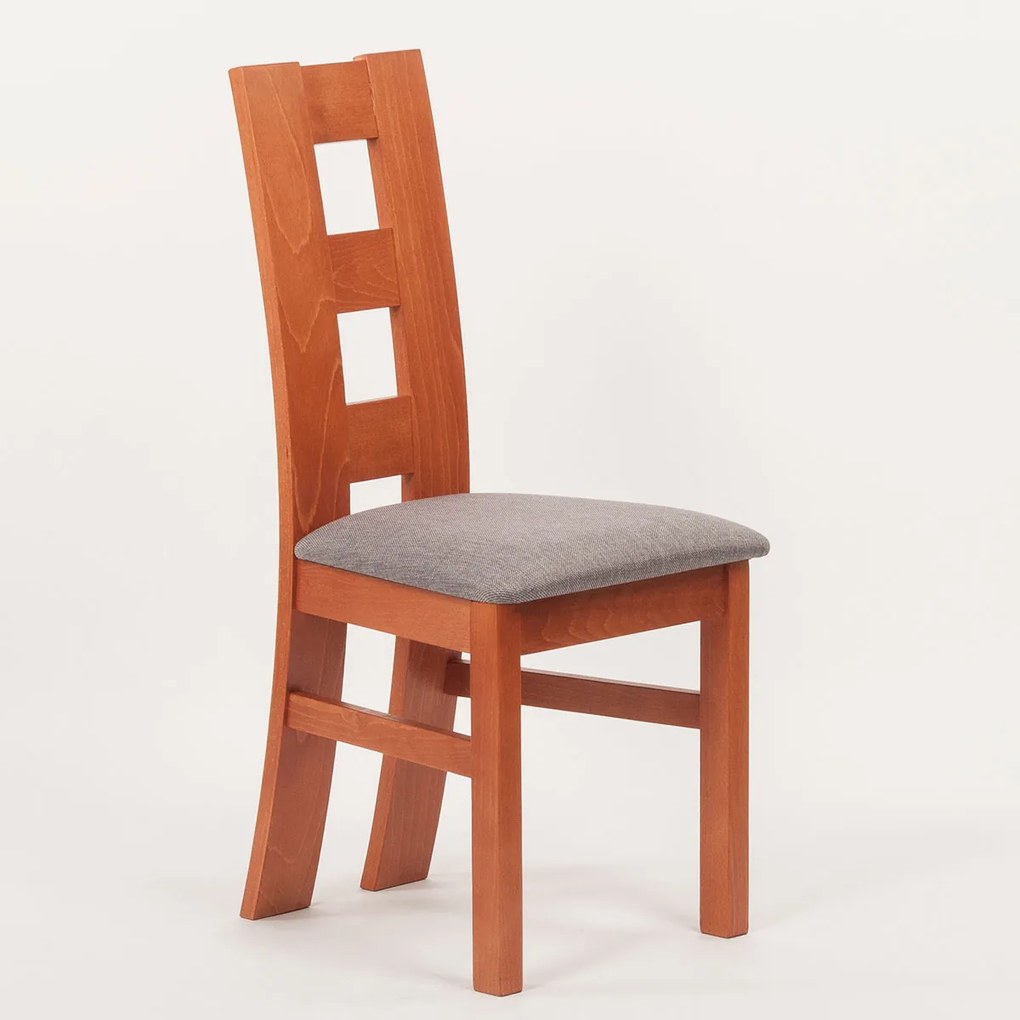 Stima jedálenská stolička VICTOR Vyberte odtieň ->: Čerešňa, Vyberte látku ->: BOSS antracite 12