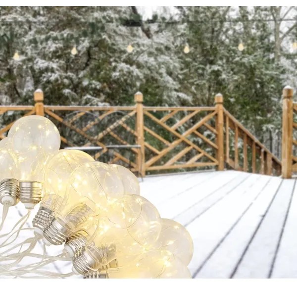 Globo 33708-10 - LED Solárna reťaz 10xLED/0,06W/3,2V IP44