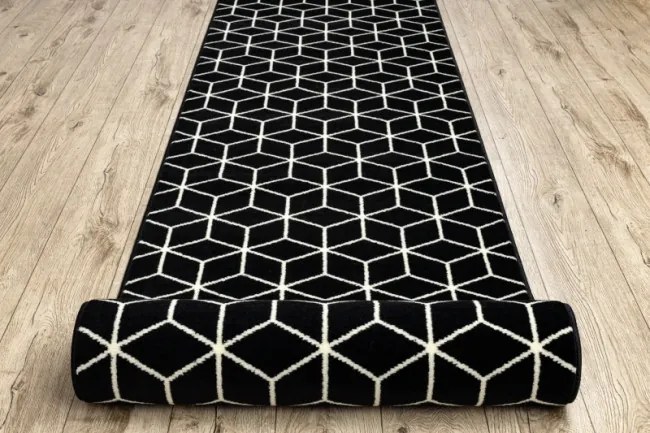 Behúň BCF BASE Cube 3956 čierny / slonia kosť