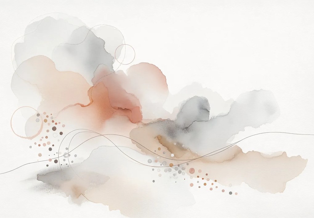 Fototapeta - Nežná béžová abstrakcia (147x102 cm)