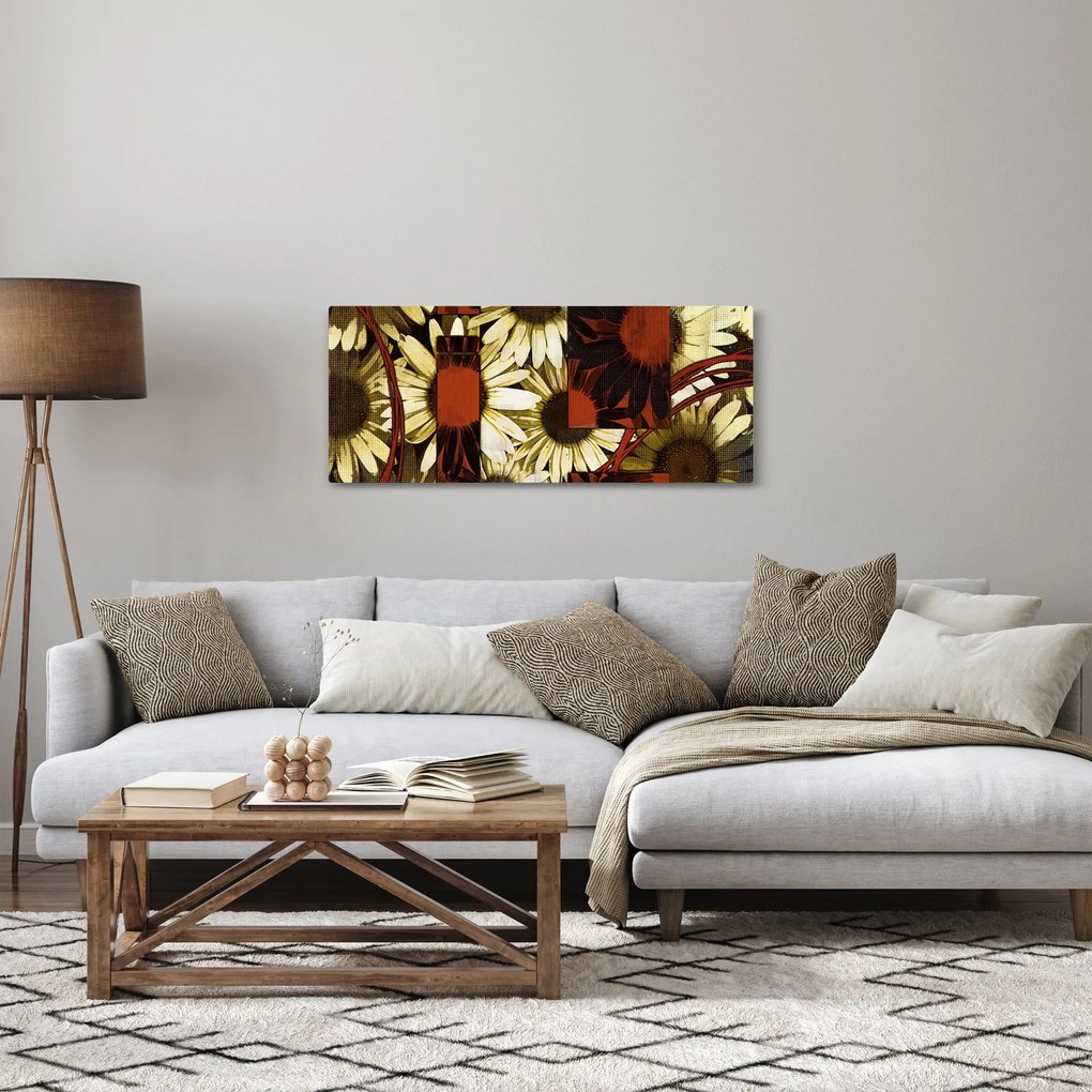Obraz kvetov (120x50 cm)