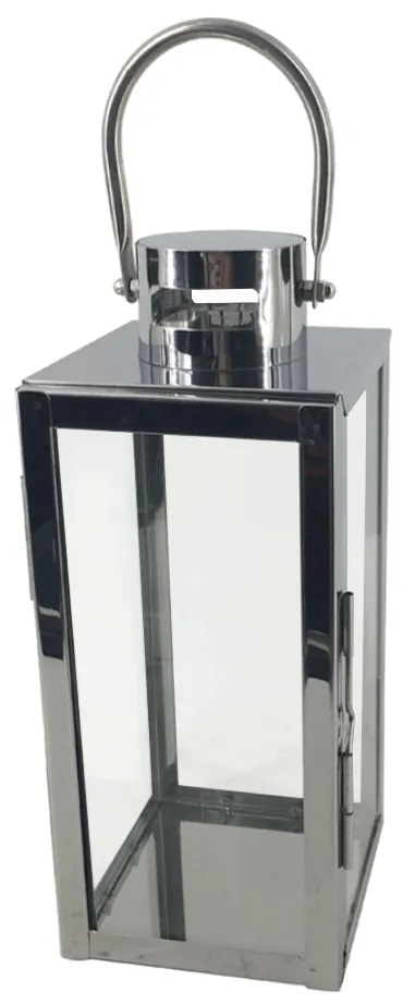 Lampáš, 29,6 cm, strieborná, oceľ, URANIO TYP 1