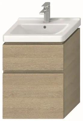 Kúpeľňová skrinka pod umývadlo Jika Cubito-N 68,3x54x39,9 cm dub H40J4224025191