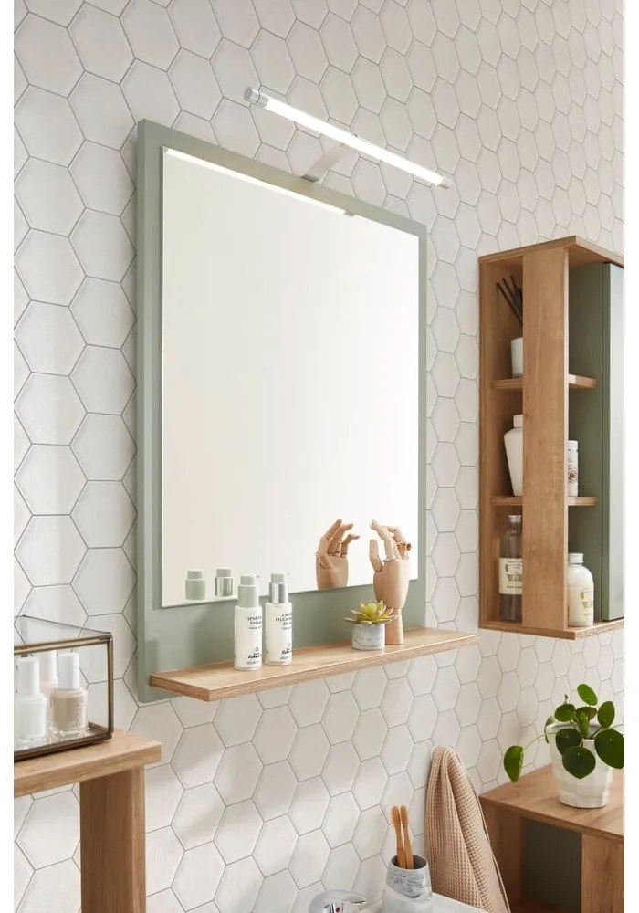 Nástenné zrkadlo s poličkou 60x75 cm Set 963 - Pelipal