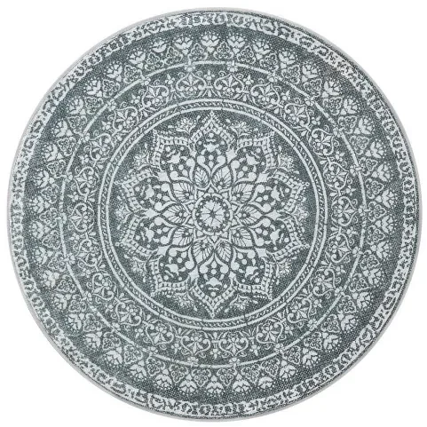 Koberec Boho-Stil antracitový kruh