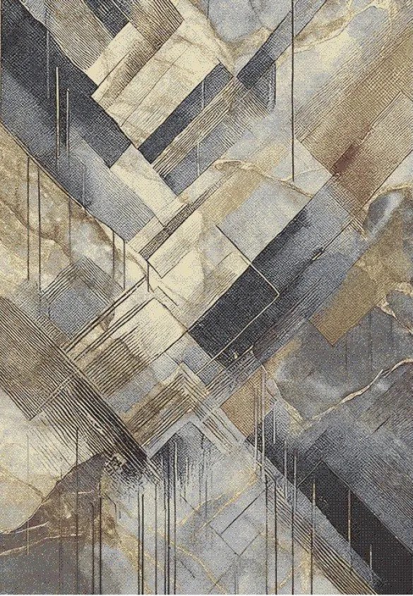 Dekorstudio Moderný koberec do obývačky VILLA - vzor 56 Rozmer koberca: 140x190cm
