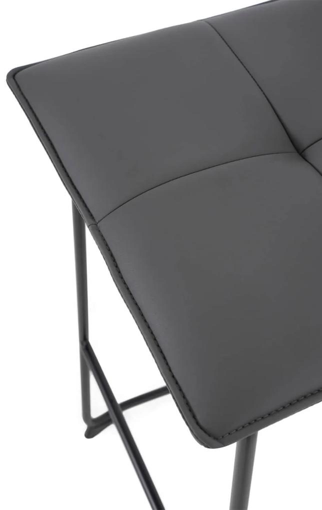 Barová stolička olu 73 cm sivá MUZZA