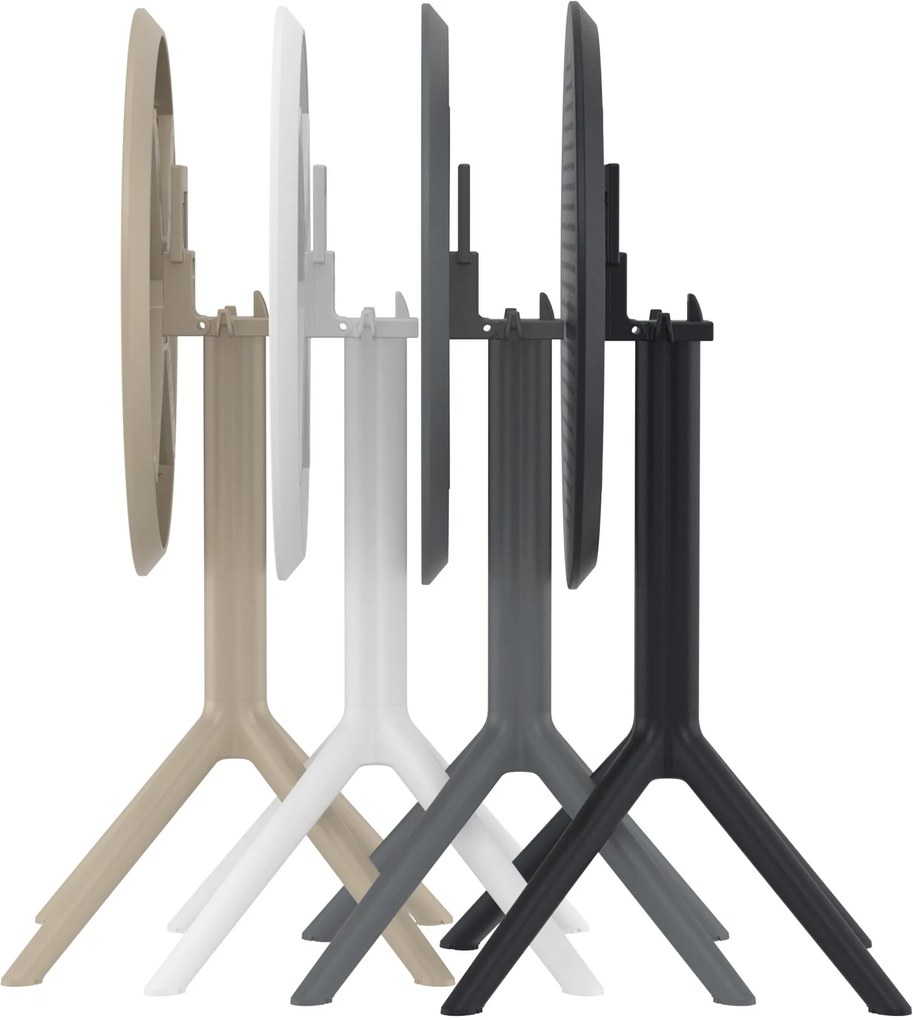 Skladací stôl Sky round - tmavosivá