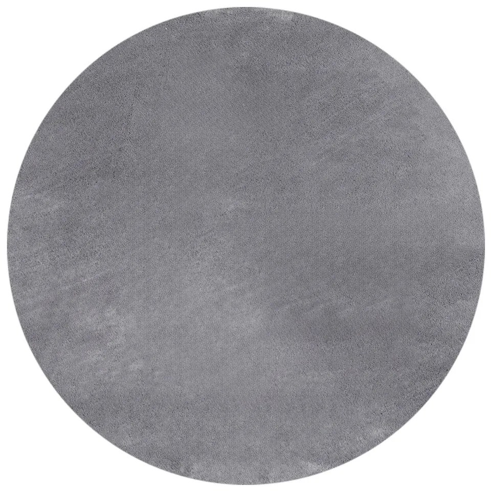 Sivý prateľný okrúhly koberec ø 120 cm Sky – Ayyildiz Carpets