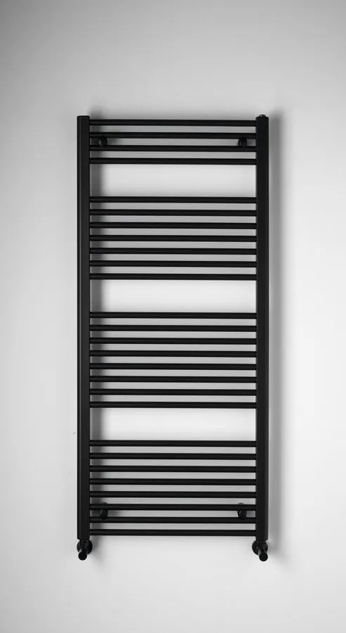 Aqualine Aqualine, DIRECT vykurovacie teleso s bočným pripojením 600x1320 mm, čierna matná, ILR36B