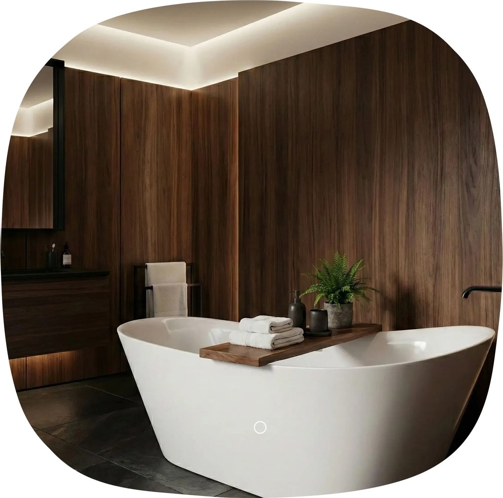 Rea TOP, LED zrkadlo 70x70cm, HOM-01519