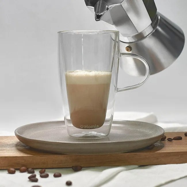 Sada dvoch hrnčekov CEMBRA s dvojitým dnom ALL 918838 330 ml