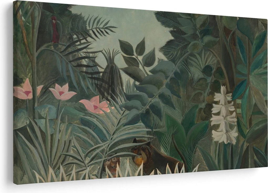 Obraz - Henri Rousseau, The Equatorial Jungle, reprodukcia (90x60 cm)