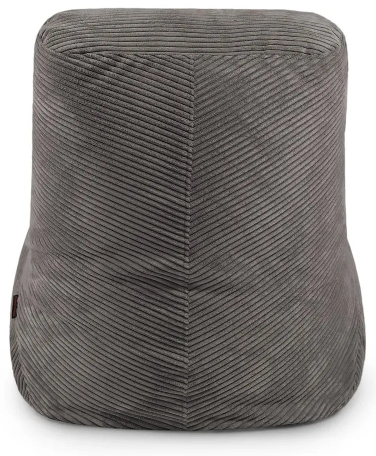 Fialový menčestrový sedací vak Tube – SLOWDOWN