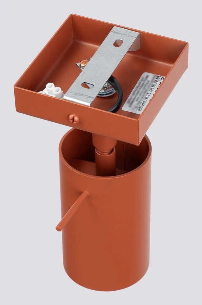 Bodové svietidlo v tehlovej farbe 8x16 cm Etna – Sollux