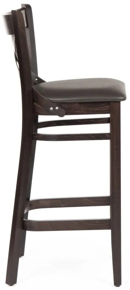 XTON 04 SG UP AMERICAN WALNUT DREVENÁ BAROVÁ STOLIČKA S PODSEDÁKOM brown