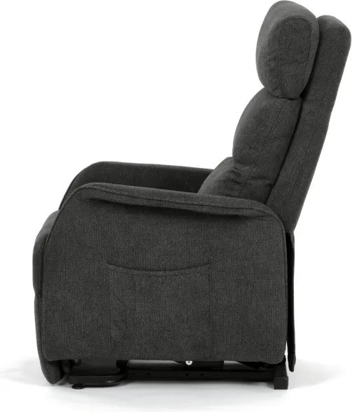 Polohovacie kreslo sivé, elektrické TV-L8960 GREY2