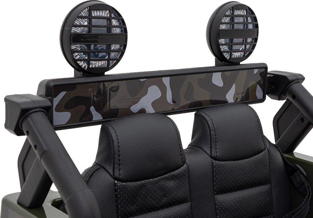 Ramiz Elektrické autíčko Toyota FJ Cruiser maskáčové + ovládač + pohon 4x4 + LED a audio + EVA kolesá + plynulý rozjazd