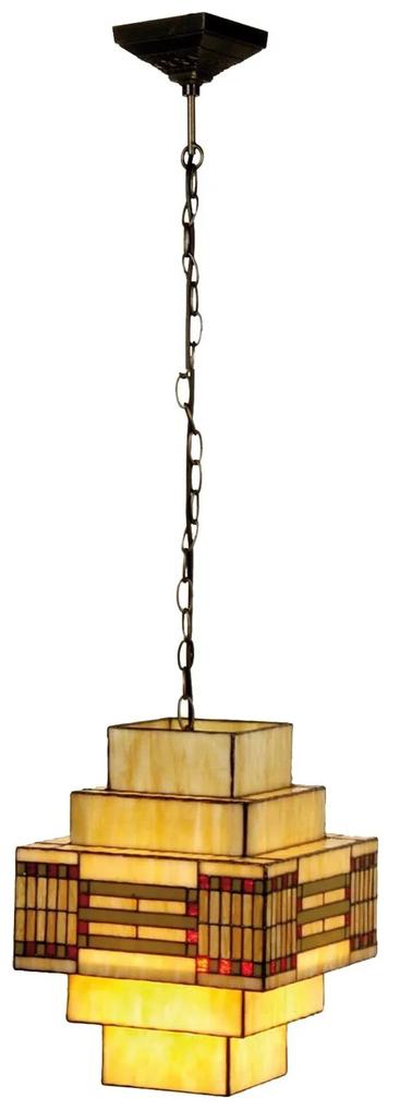 Tiffany Art deco závesná lampa - 30*30*144 cm